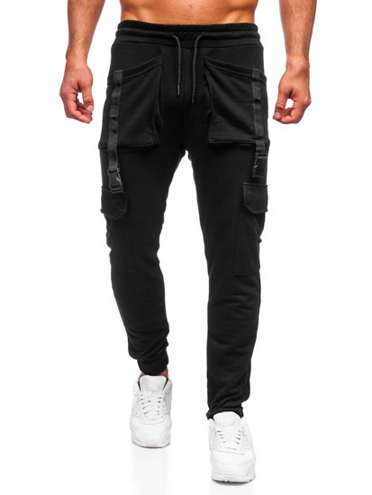 Bolf Herren Jogger Pants Cargohose Schwarz Bolf 6584