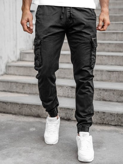 Bolf Herren Jogger Pants Cargohose Schwarz CT6706S0