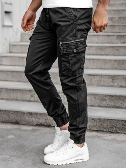 Bolf Herren Jogger Pants Cargohose Schwarz CT6706S0