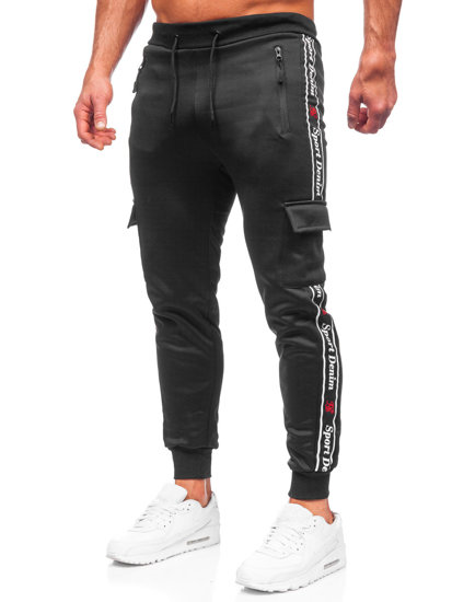 Bolf Herren Jogger Pants Cargohose Schwarz  HR209