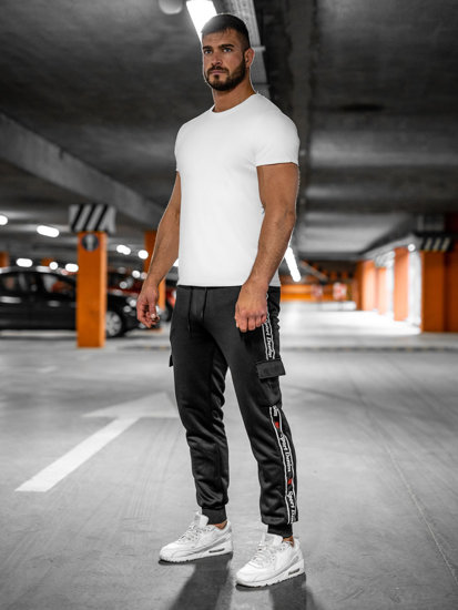 Bolf Herren Jogger Pants Cargohose Schwarz  HR209