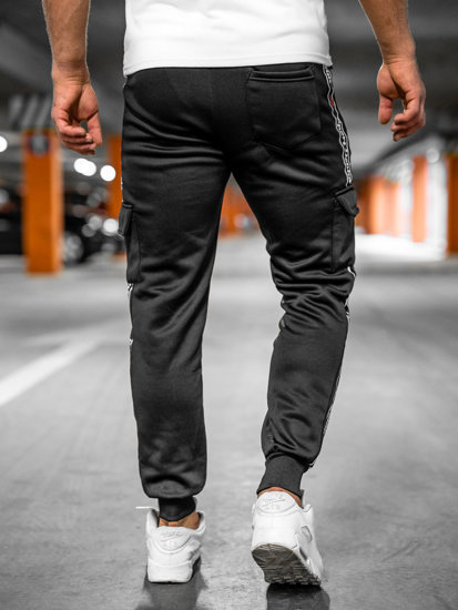 Bolf Herren Jogger Pants Cargohose Schwarz  HR209