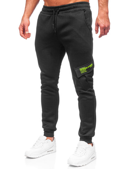 Bolf Herren Jogger Pants Cargohose Schwarz  HW2173