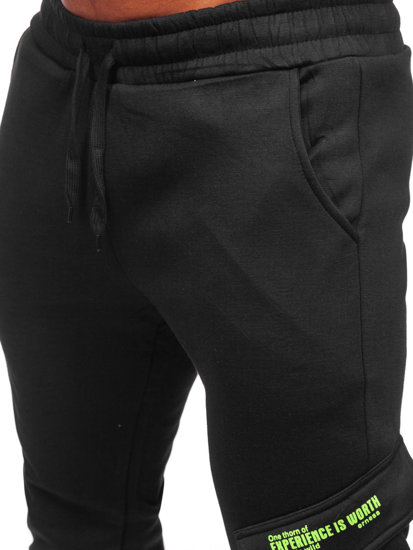 Bolf Herren Jogger Pants Cargohose Schwarz  HW2173