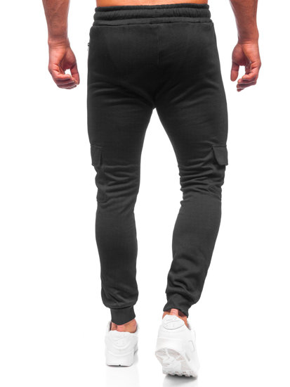 Bolf Herren Jogger Pants Cargohose Schwarz  HW2176