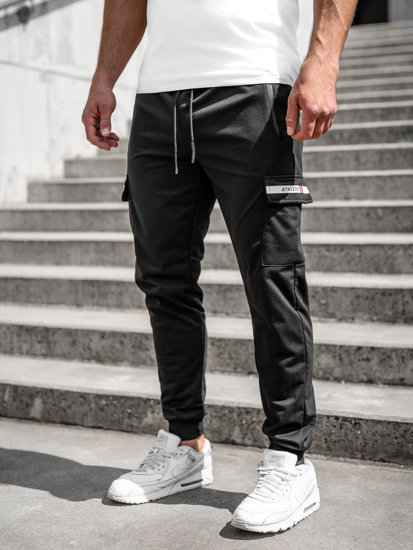 Bolf Herren Jogger Pants Cargohose Schwarz  JX5063A