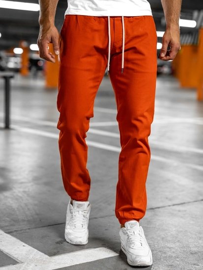 Bolf Herren Jogger Pants Dunkelorange  1145