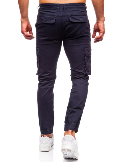 Bolf Herren Joggers Cargohose Dunkelblau  MP0202BS