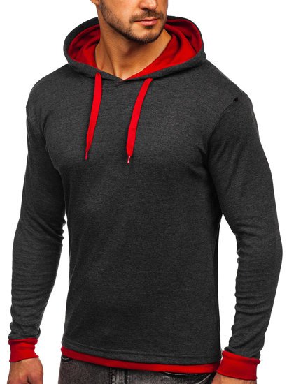 Bolf Herren Kapuzenpullover Anthrazit  145380