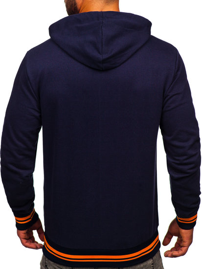 Bolf Herren Kapuzenpullover Dunkelblau  145369