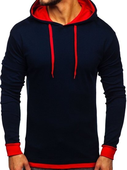 Bolf Herren Kapuzenpullover Dunkelblau 145380