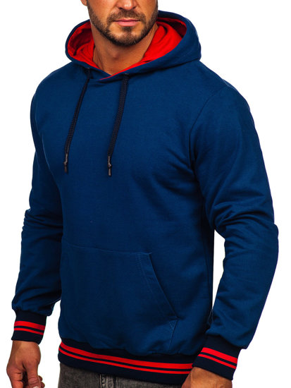 Bolf Herren Kapuzenpullover Indigo  145369