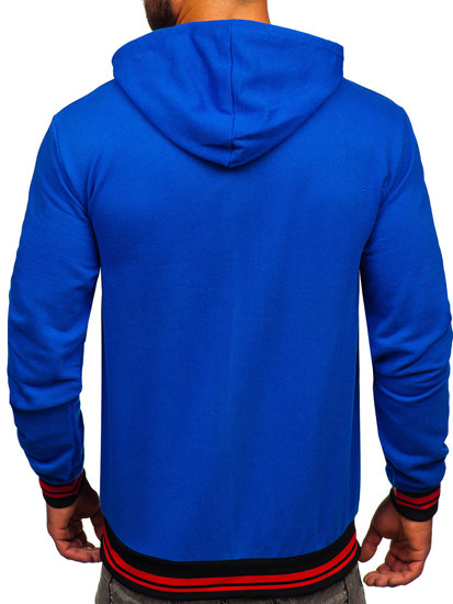 Bolf Herren Kapuzenpullover Kobaldblau  145369