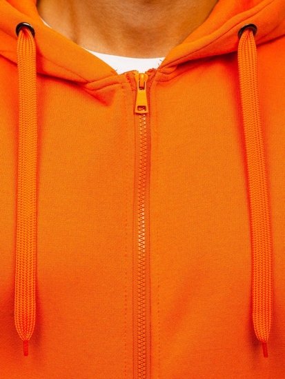 Bolf Herren Kapuzenpullover Orange  2008