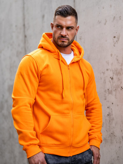 Bolf Herren Kapuzenpullover Orange  2008A