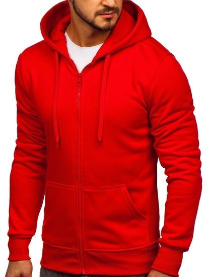 Bolf Herren Kapuzenpullover Rot  2008