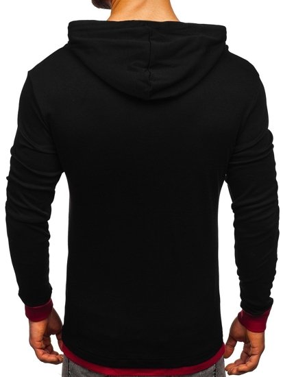 Bolf Herren Kapuzenpullover Schwarz  145380