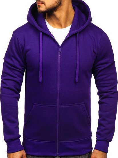 Bolf Herren Kapuzenpullover Violett  2008