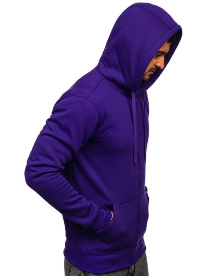 Bolf Herren Kapuzenpullover Violett  2008