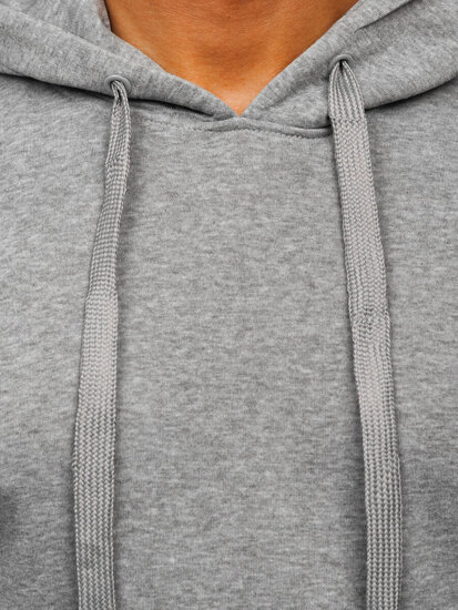 Bolf Herren Kapuzenpullover mit Kängurutsche Grau MB001