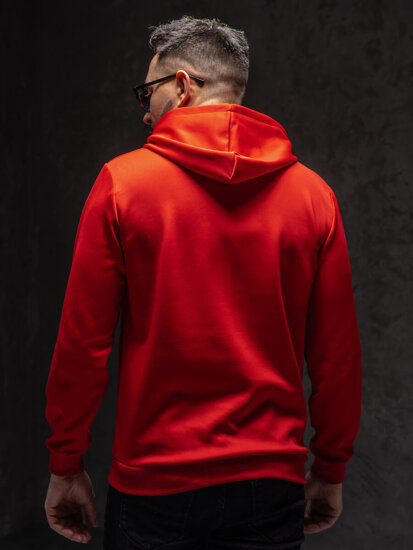 Bolf Herren Kapuzenpullover mit Motiv Rot HY971A1