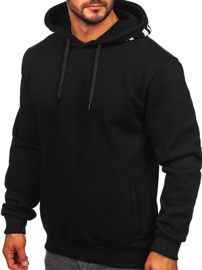 Bolf Herren Kapuzenpullover mit Motiv Schwarz  147050