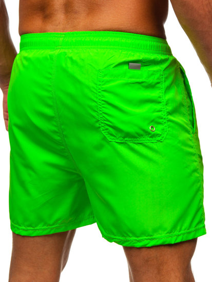 Bolf Herren Kurze Badehose Badeshorts Grün-Neon  XL019