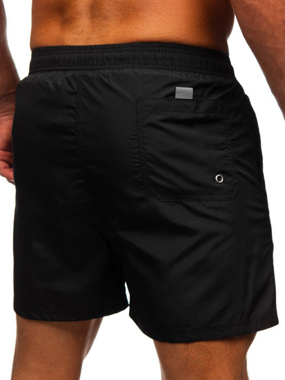 Bolf Herren Kurze Badehose Badeshorts Schwarz  XL019