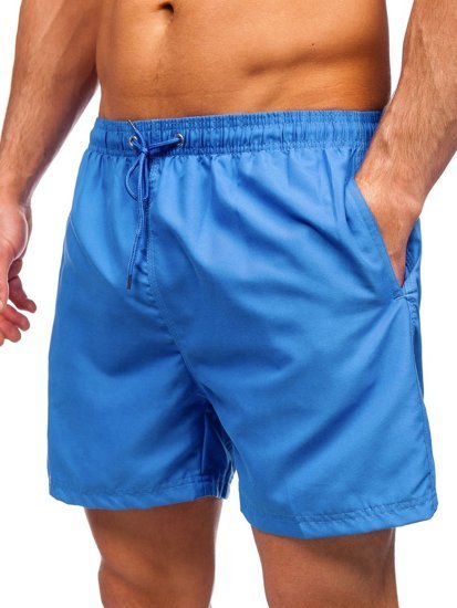 Bolf Herren Kurze Hose Badeshorts Blau  YW07001