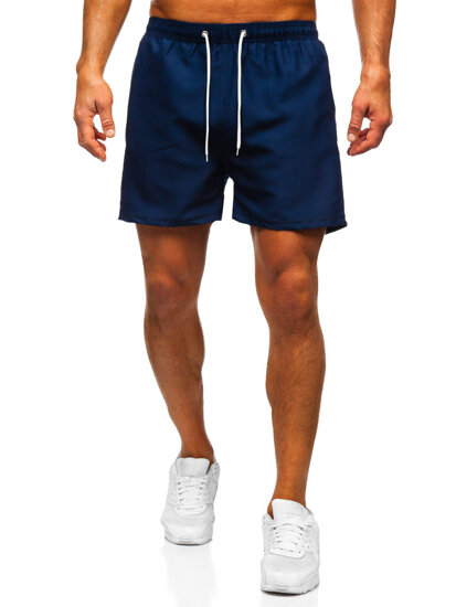 Bolf Herren Kurze Hose Badeshorts Dunkelblau  XL020