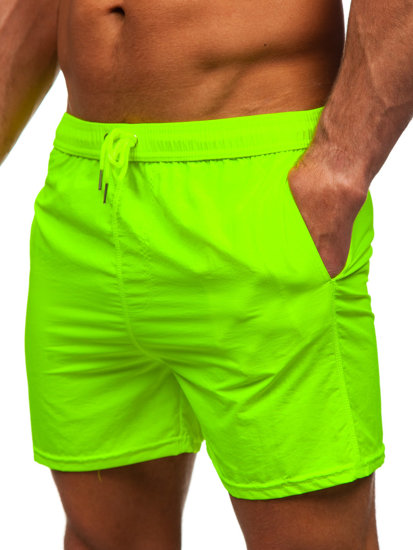 Bolf Herren Kurze Hose Badeshorts Gelb-Neon  XL018