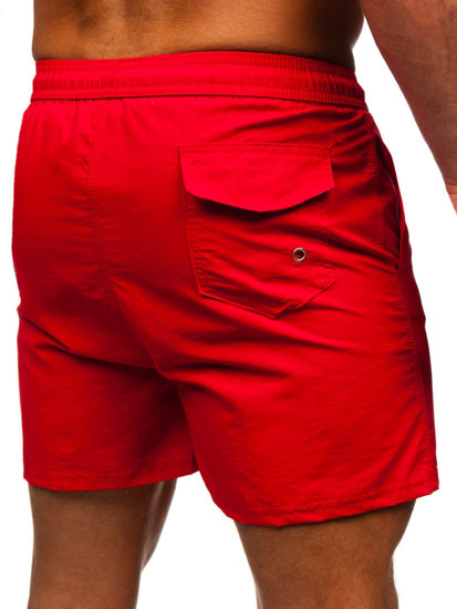 Bolf Herren Kurze Hose Badeshorts Rot  XL018