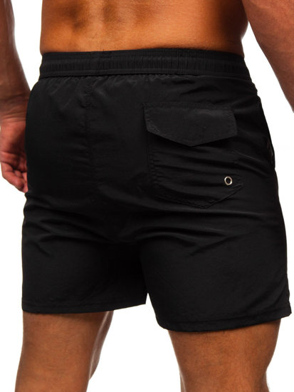 Bolf Herren Kurze Hose Badeshorts Schwarz  XL018