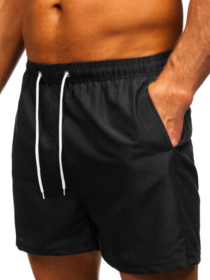 Bolf Herren Kurze Hose Badeshorts Schwarz  XL020