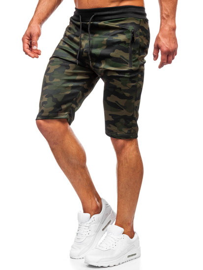 Bolf Herren Kurze Hose Camo Shorts Khaki  HL9217