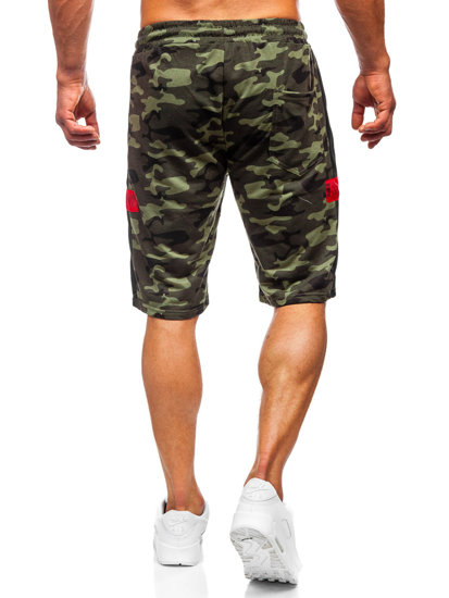 Bolf Herren Kurze Hose Camo Shorts Khaki  HW2636