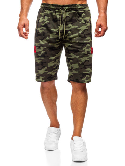 Bolf Herren Kurze Hose Camo Shorts Khaki  HW2636