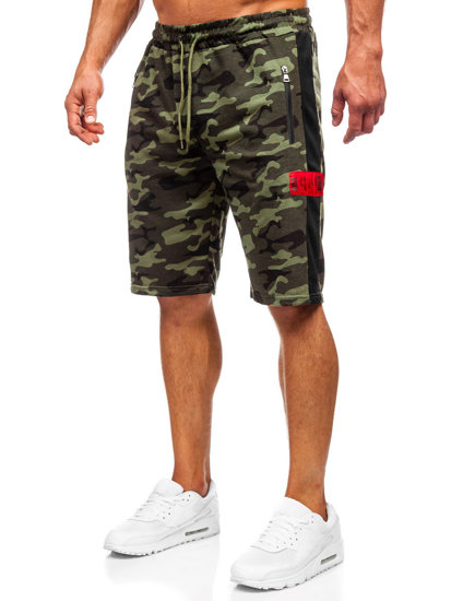 Bolf Herren Kurze Hose Camo Shorts Khaki  HW2636