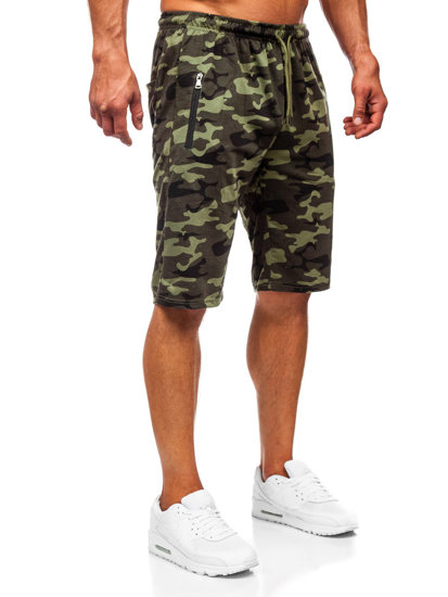 Bolf Herren Kurze Hose Camo Shorts Khaki  HW2638