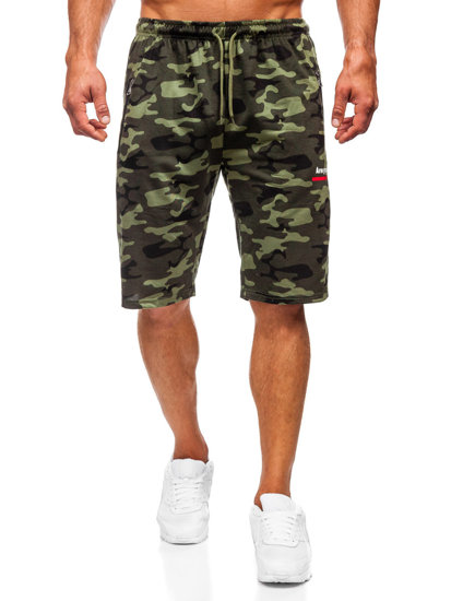 Bolf Herren Kurze Hose Camo Shorts Khaki  HW2638