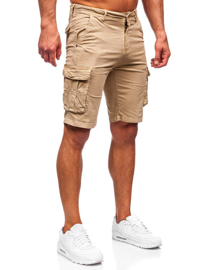 Bolf Herren Kurze Hose Cargohose Shorts Beige  XX160086