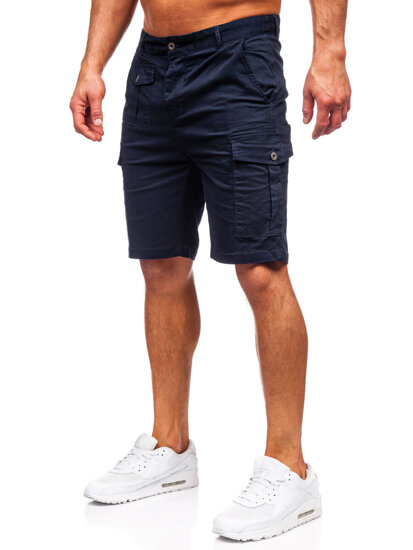 Bolf Herren Kurze Hose Cargohose Sportshorts Dunkelblau  MP0188BS