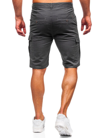 Bolf Herren Kurze Hose Cargohose Sportshorts Schwarzgrau MP0188GS