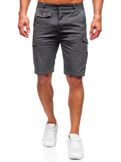 Bolf Herren Kurze Hose Cargohose Sportshorts Schwarzgrau MP0188GS