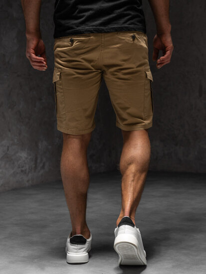 Bolf Herren Kurze Hose Cargoshorts Camel  MP0188KA1