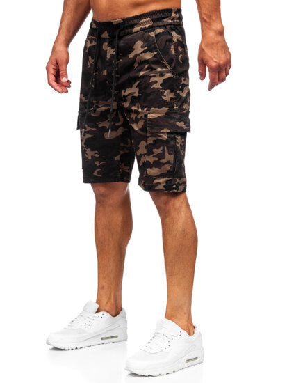 Bolf Herren Kurze Hose Cargoshorts Camo Khaki  A-297