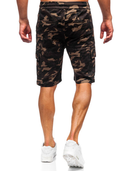 Bolf Herren Kurze Hose Cargoshorts Camo Khaki  A-297