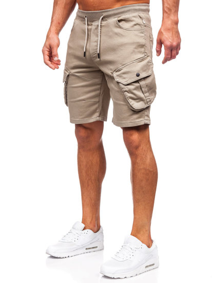 Bolf Herren Kurze Hose Cargoshorts Hellbeige  384K