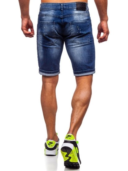 Bolf Herren Kurze Hose Jeans Shorts Dunkelblau R3008