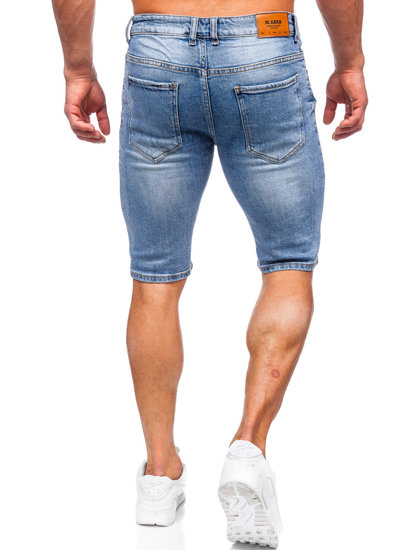 Bolf Herren Kurze Hose Jeansshorts Blau  KG3916